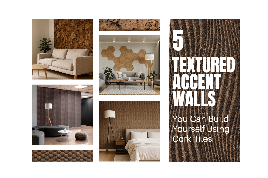 5 Textured Accent Walls You Can Build Yourself Using Cork Tiles
