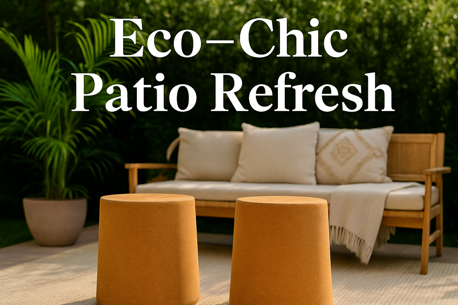 7 Eco-Chic Patio Upgrades You Can Finish in a Weekend