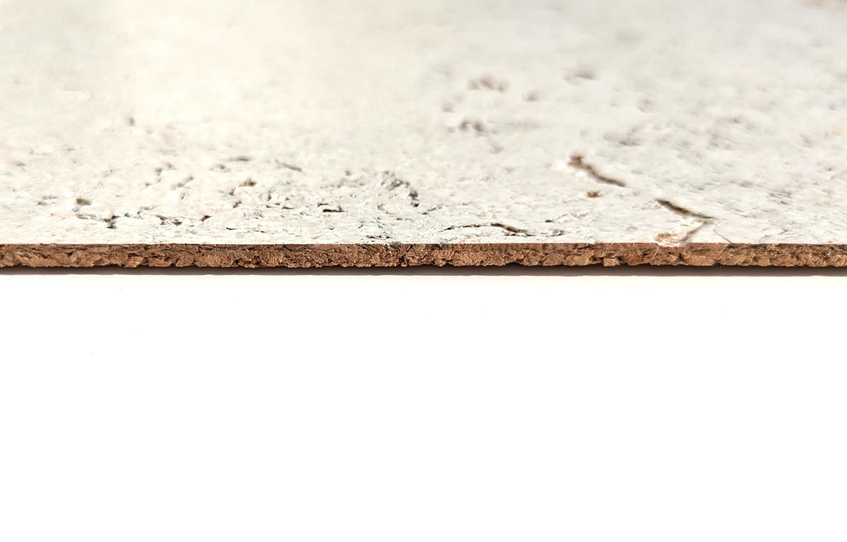 Cashmere White - White Cork Wall Panels, Perfect for Cork Wall Ceiling