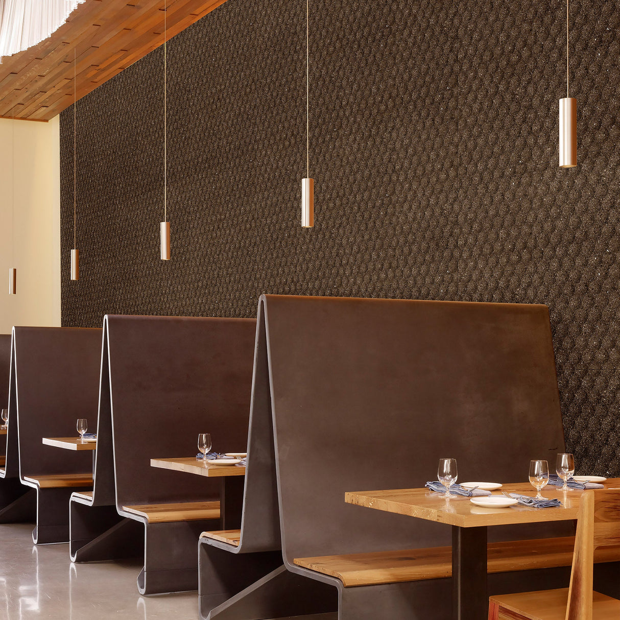 Golf - Cork Wall Panels in Natural Black Color