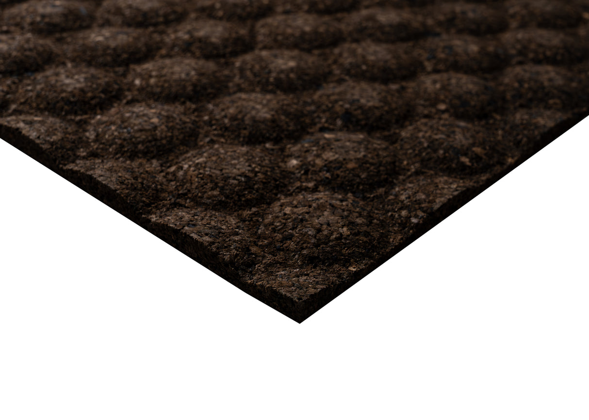 Golf - Cork Wall Panels in Natural Black Color