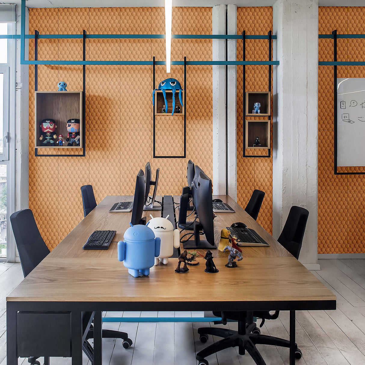 Golf - Cork Wall Panels in Natural Color