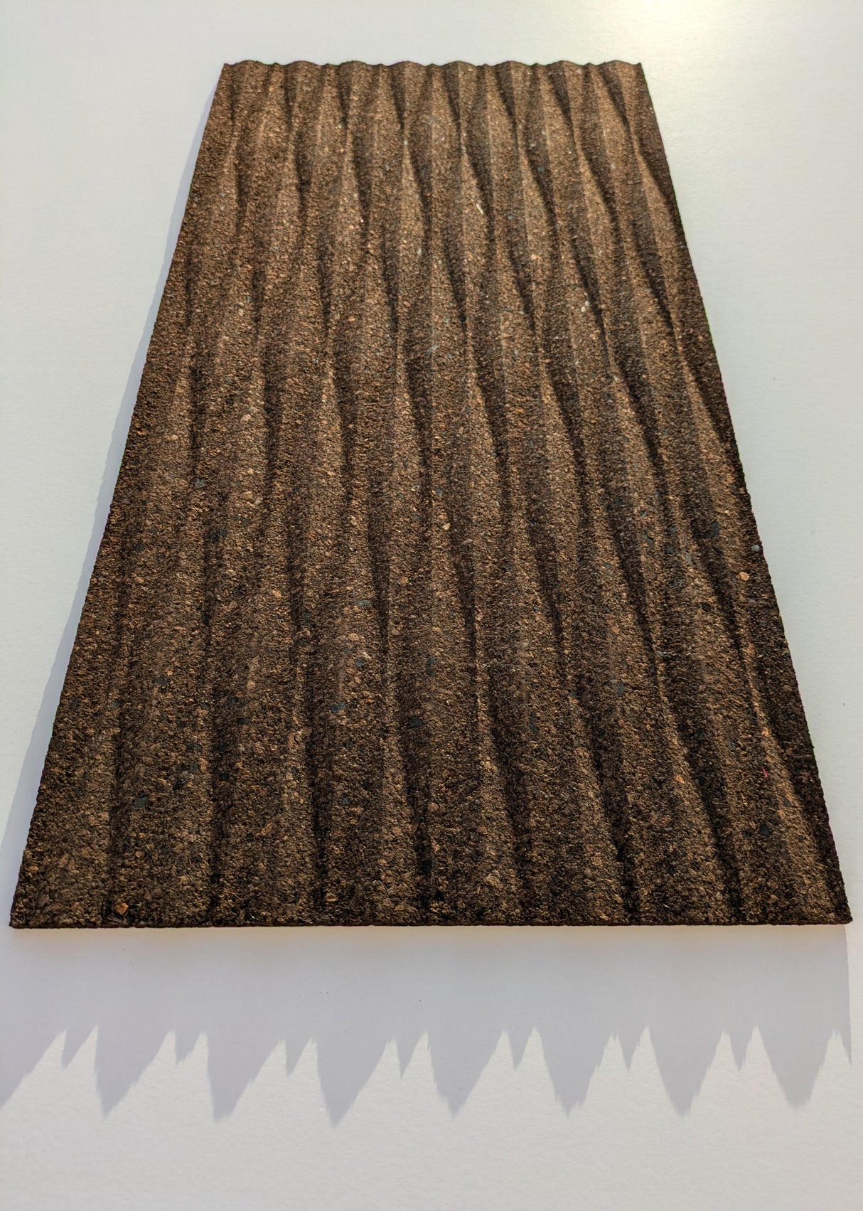 Meadows - 3D Cork Tiles in Natural Black Color