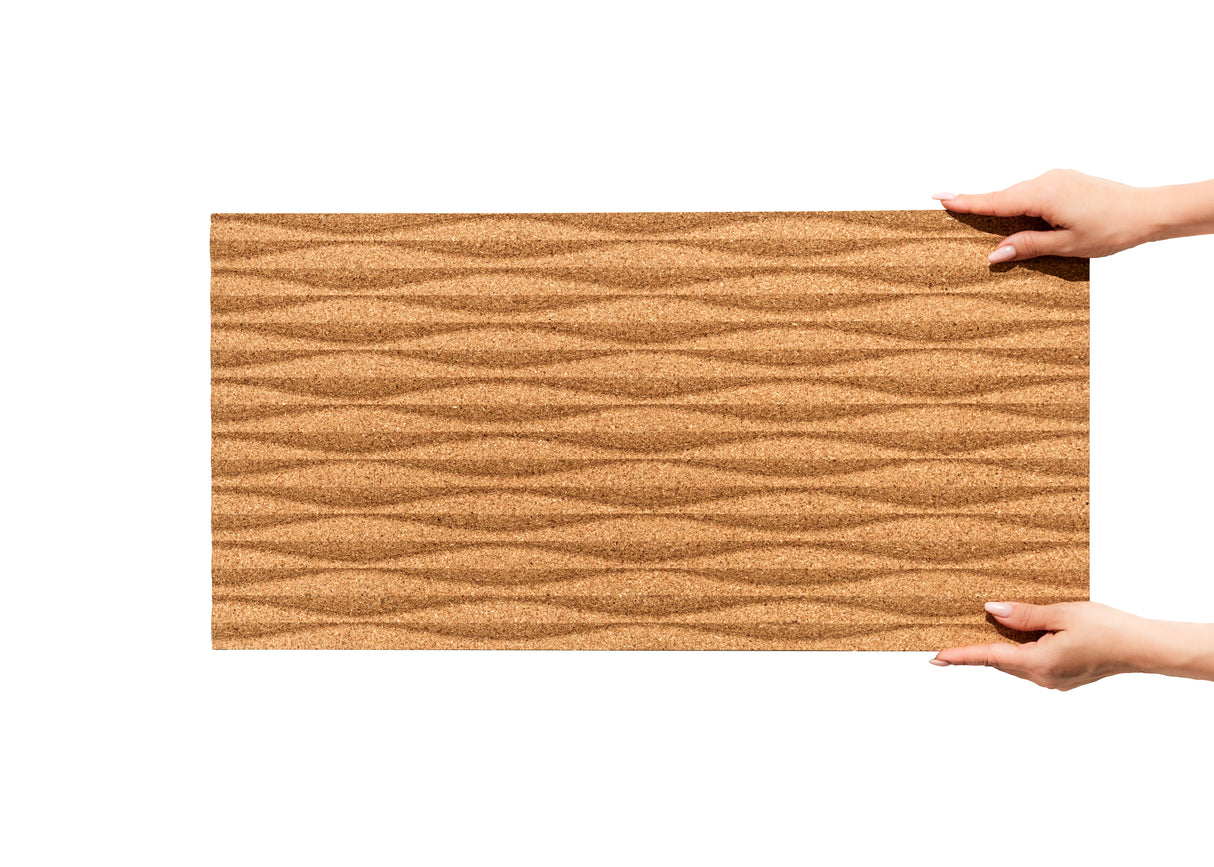 Meadows - Decorative Cork Wall Panels in Natural Color