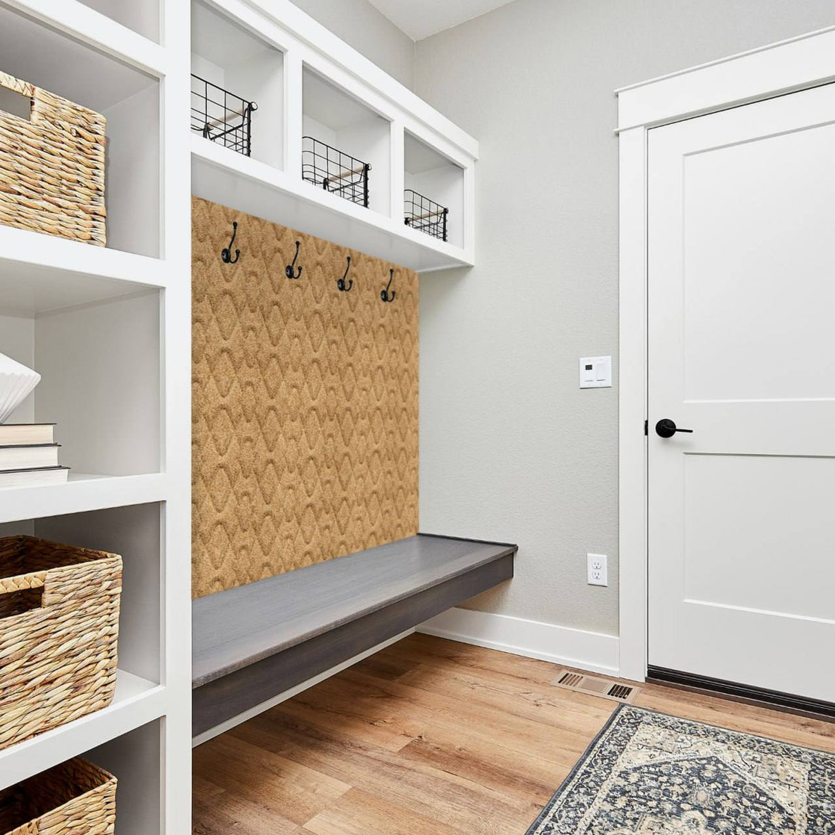 Rumba - 3D Cork Wall Tiles in Natural Color