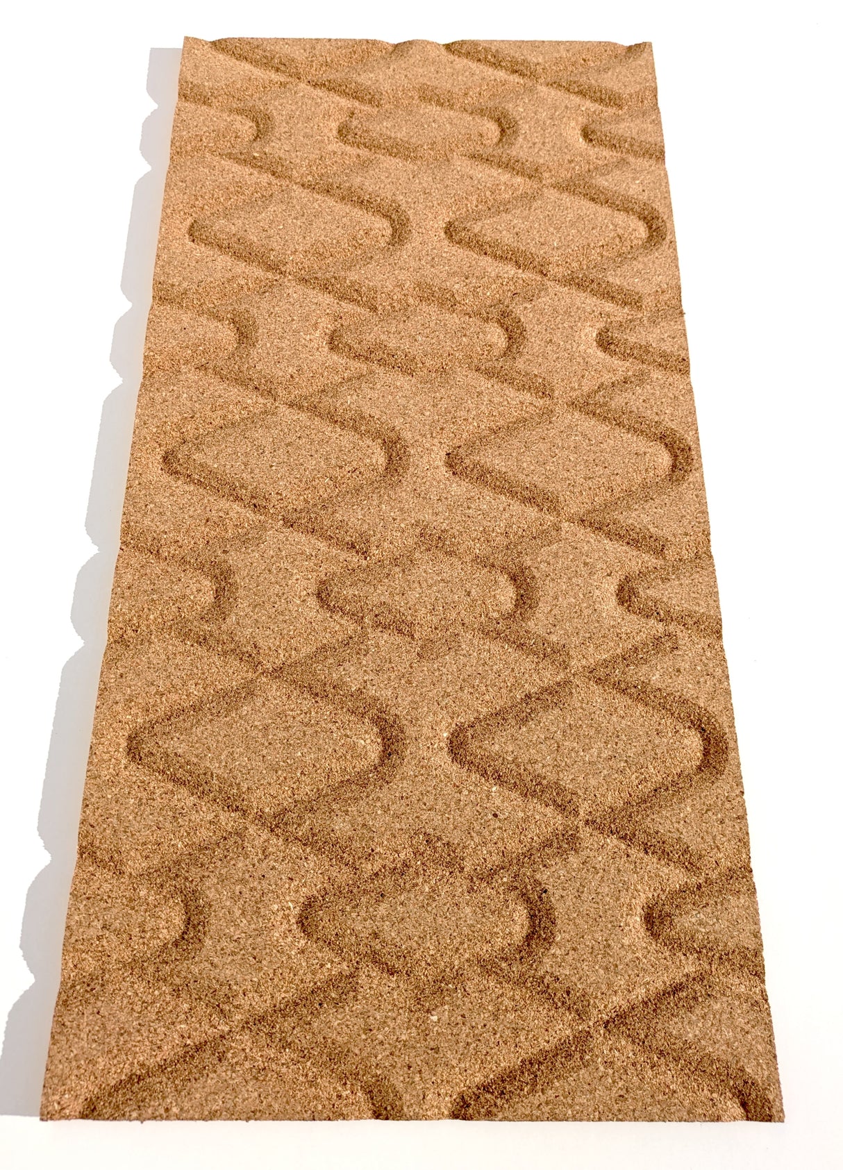 Rumba - 3D Cork Wall Tiles in Natural Color