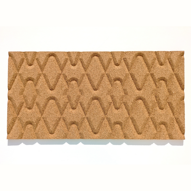 Rumba - 3D Cork Wall Tiles in Natural Color