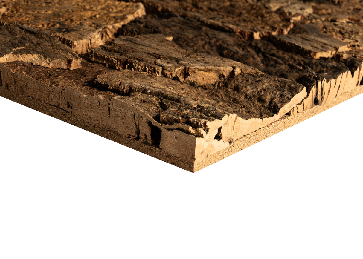Rustic Belly - Virgin Cork Wall Panels