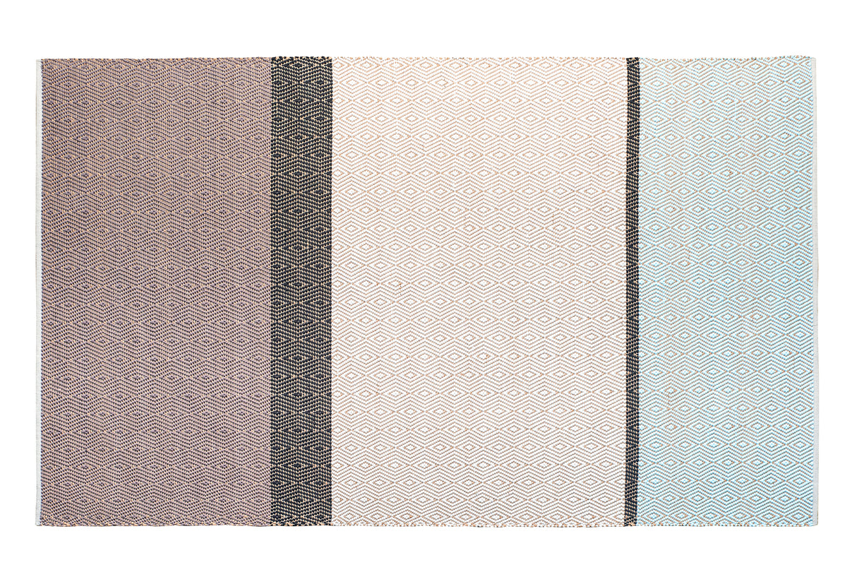 SUGO Fuji Hand Made Jute and Cotton Rug with Cork