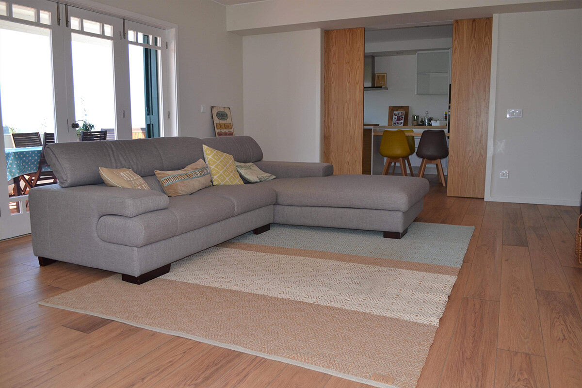 SUGO Perito Cork and Cotton Handcrafted Rug