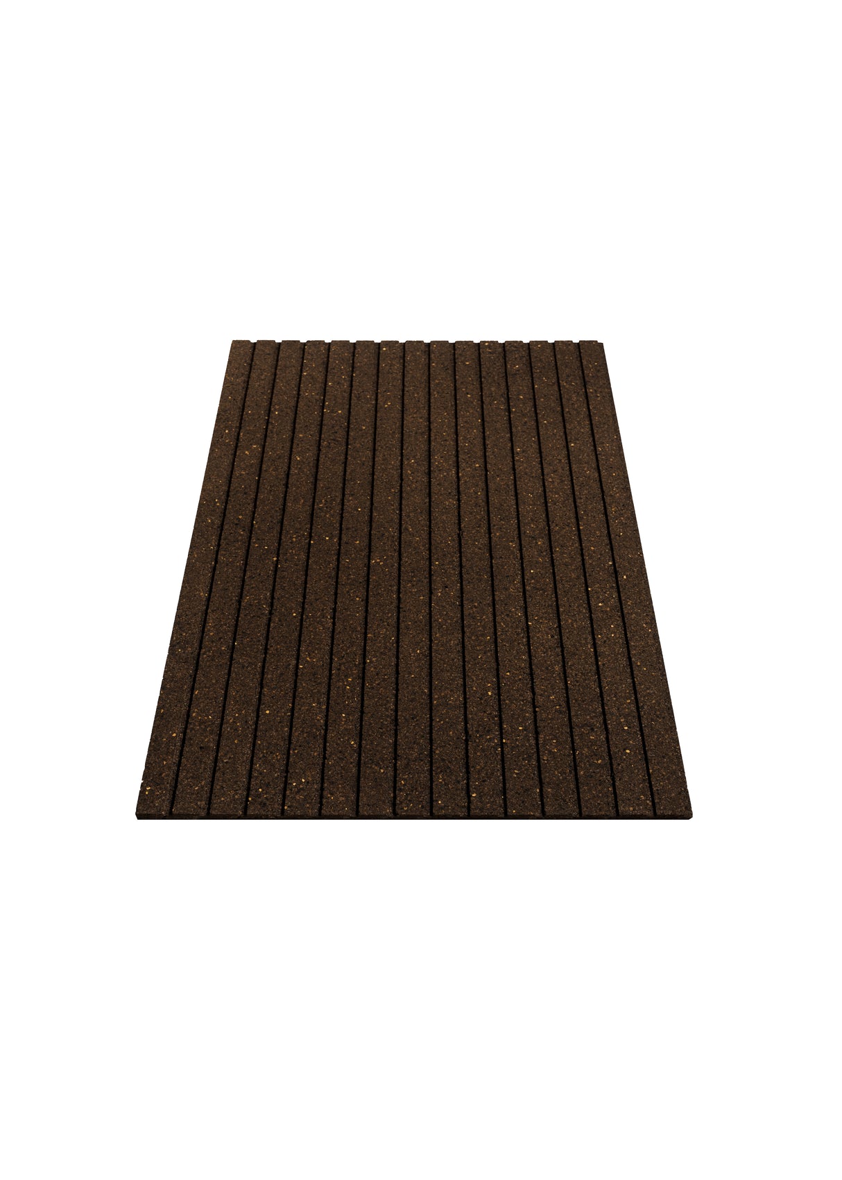 Stripes - Cork Panels in Natural Black Color