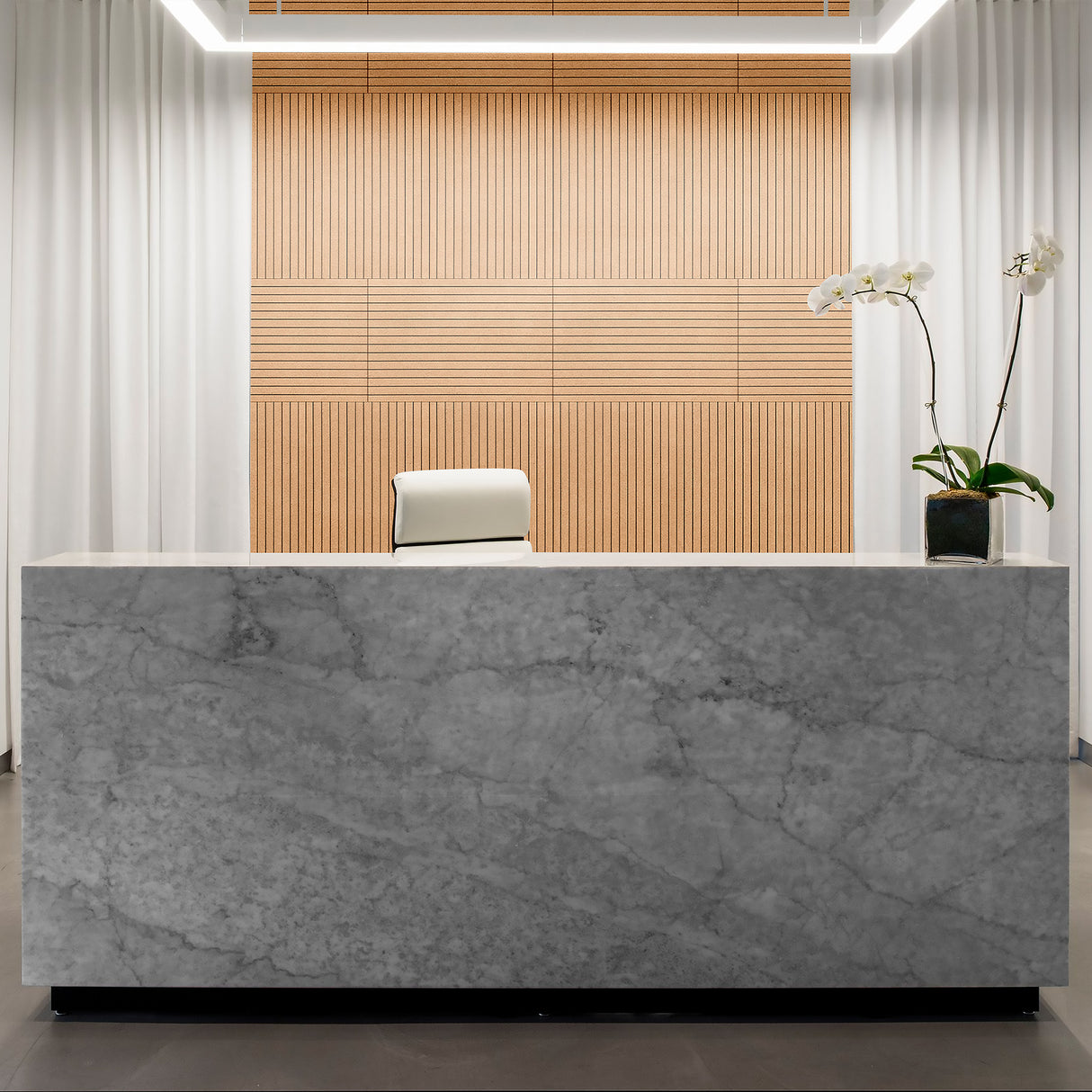 Stripes - Cork Wall Tiles in Natural Color