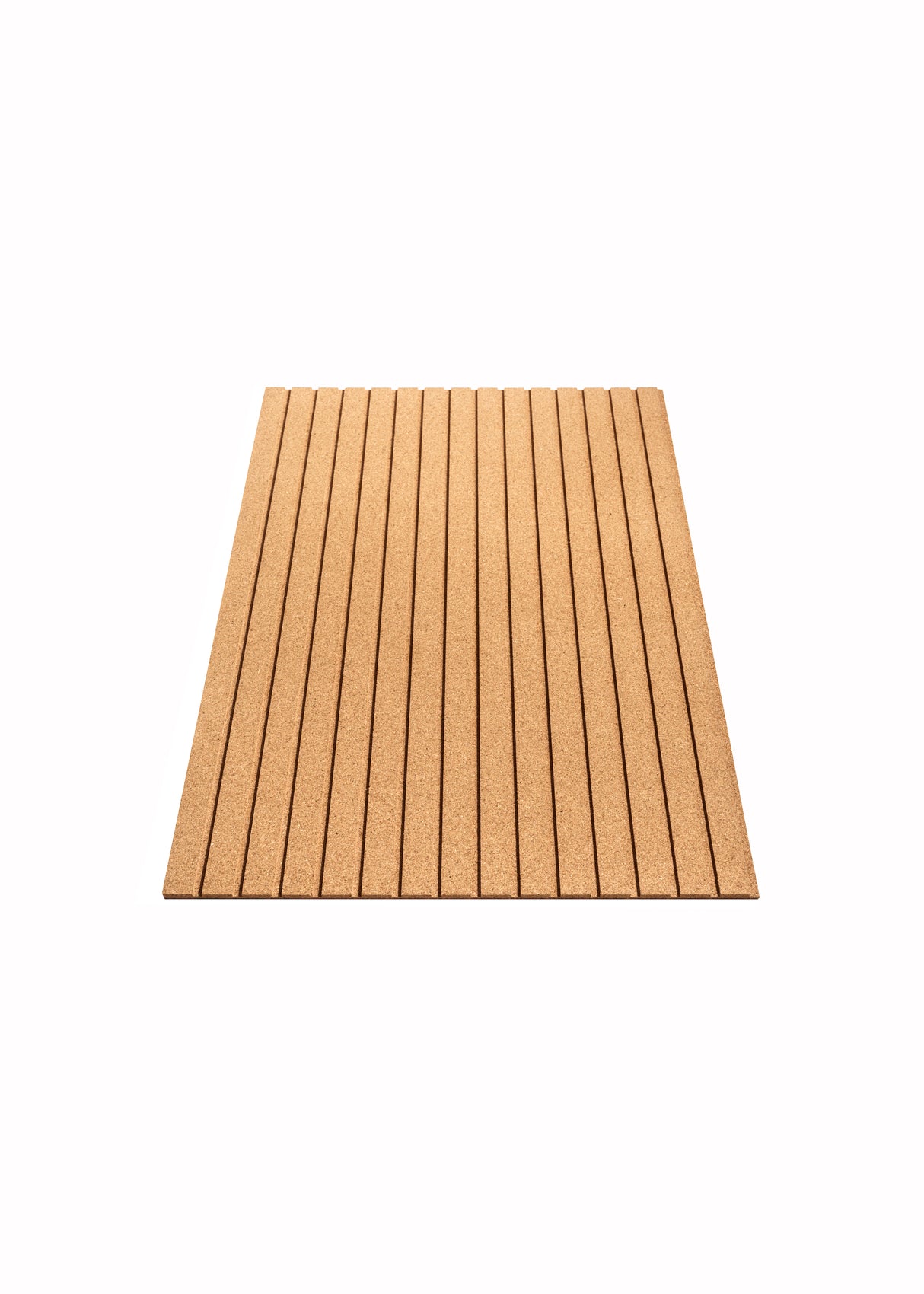 Stripes - Cork Wall Tiles in Natural Color