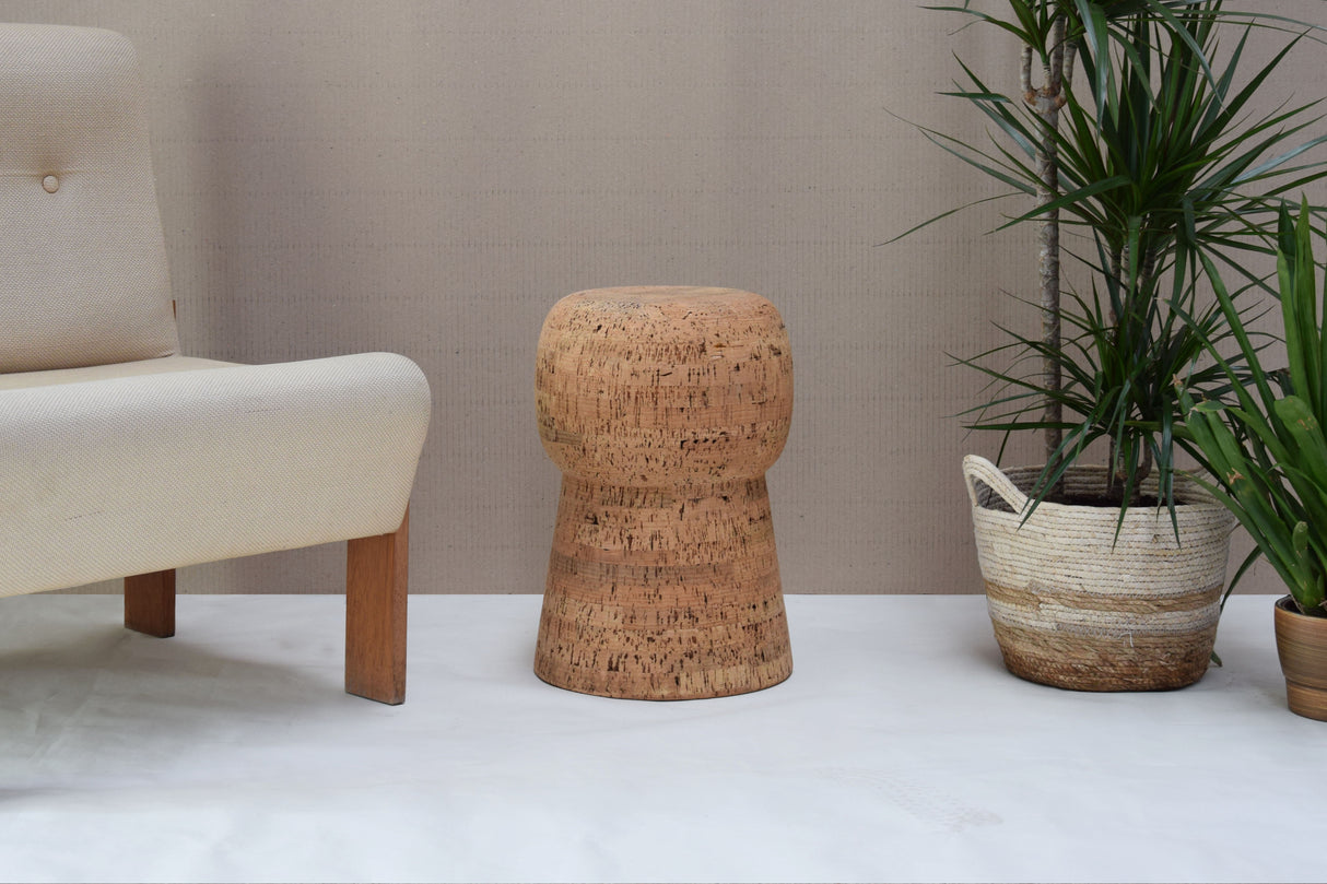 Solid Cork Champagne Stool