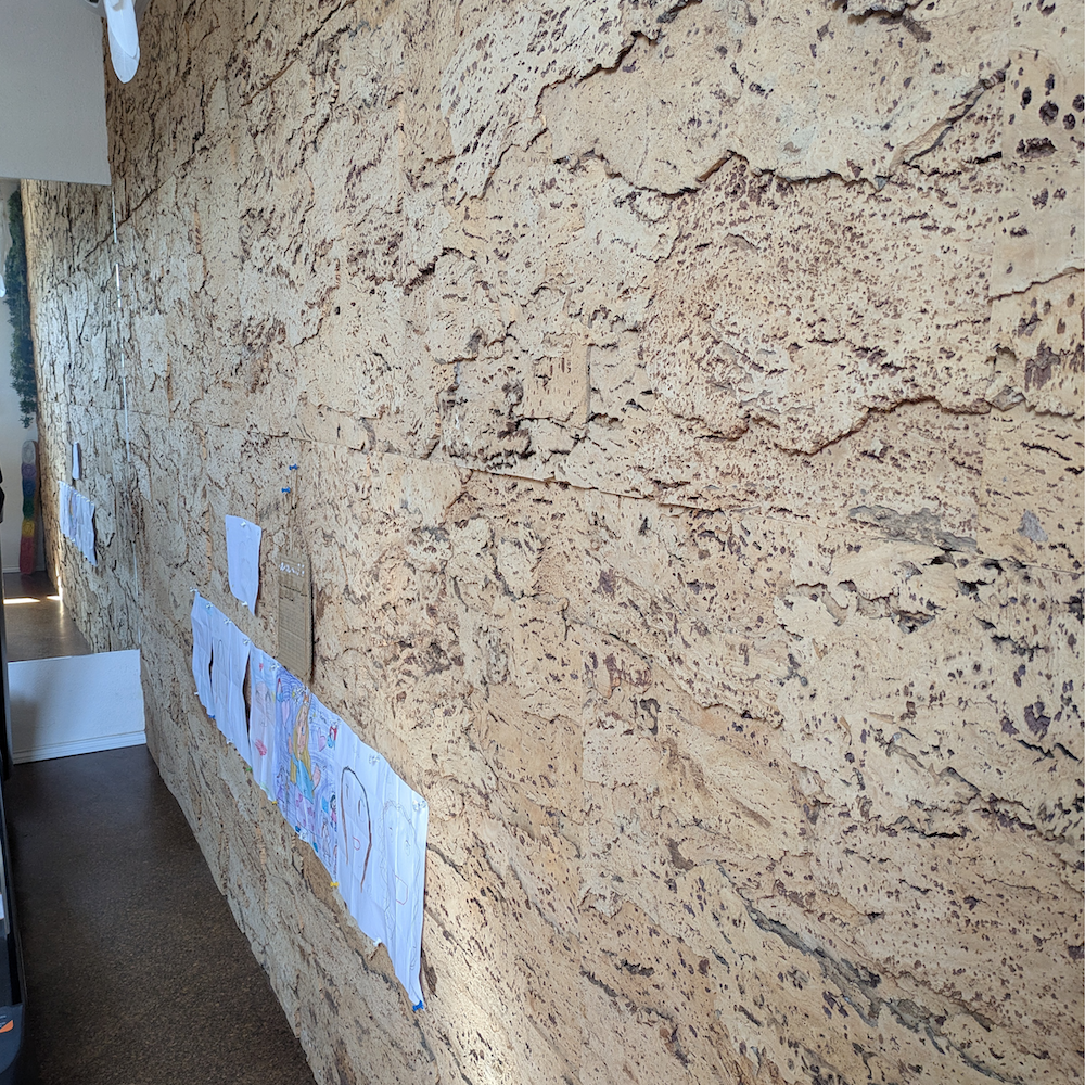 Natural Raw Cork Wall Art Panel