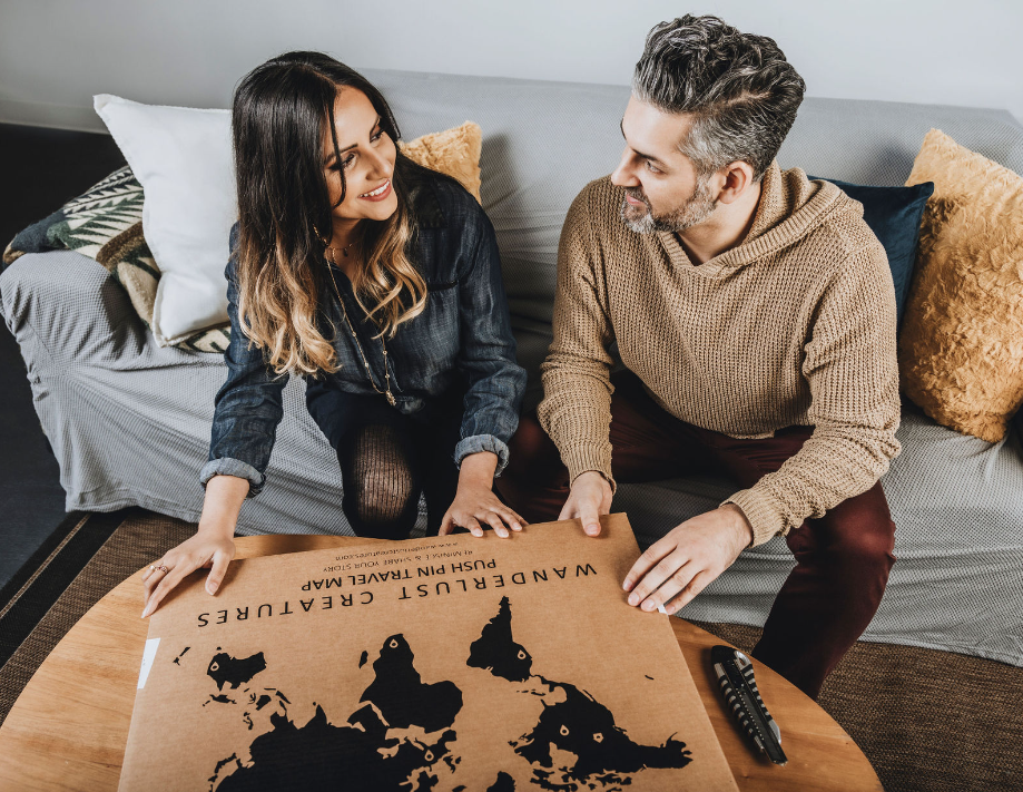 Europe 3D Cork Push Pin Map | Labelled | 36" x 36"-11