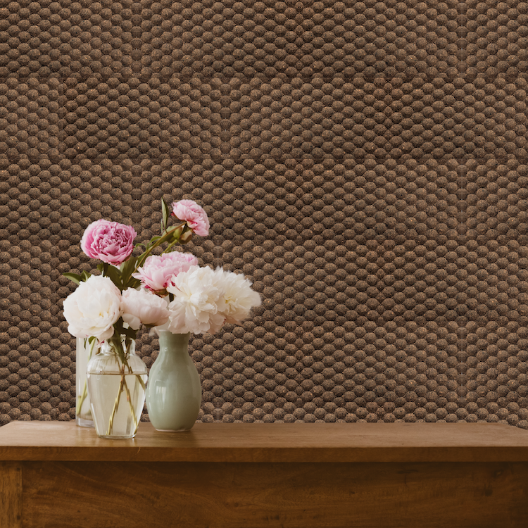 Golf - Cork Wall Panels in Natural Black Color