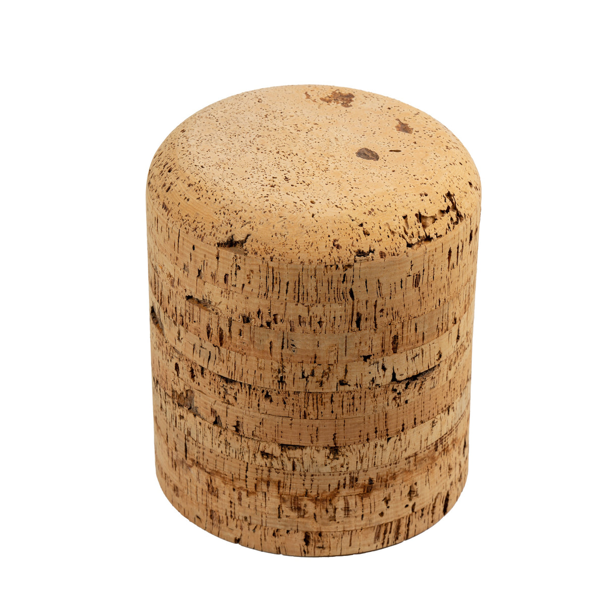 Solid Cork Barrel Stool or Side Table