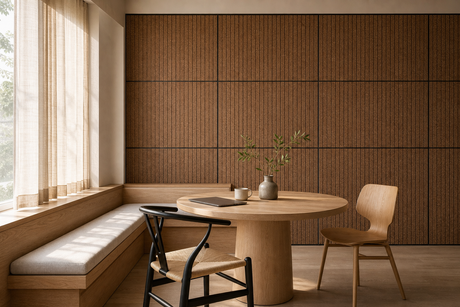 Black-Framed Cork Pinboard Walls for Quiet Home Offices