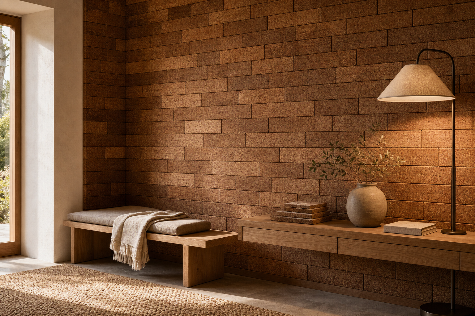 Wall Texture Inspirations: Sculpted Cork for Calm Spaces