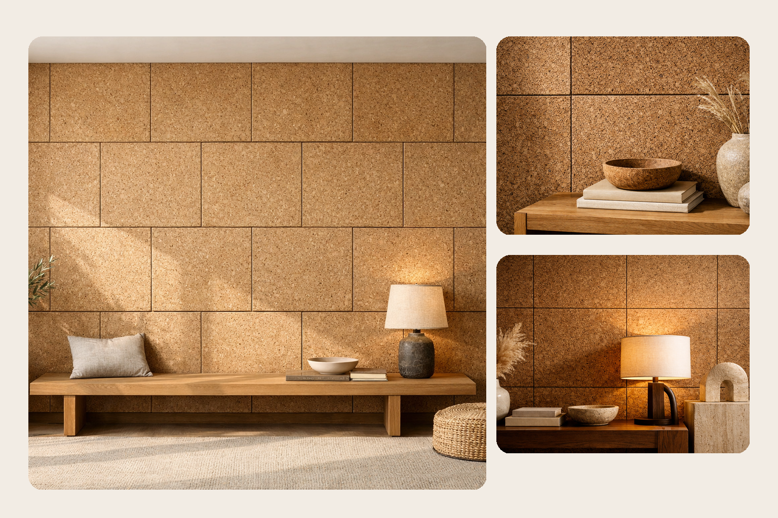 3D Cork Wall Panels: Warmth, Depth, and Quiet Design