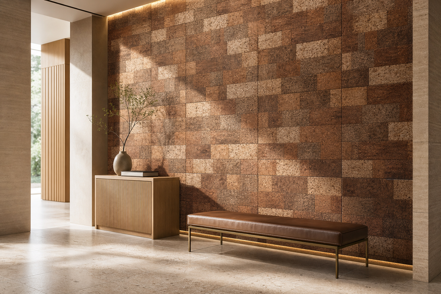 Designing Commercial Spaces with 3D Cork Acoustic Walls