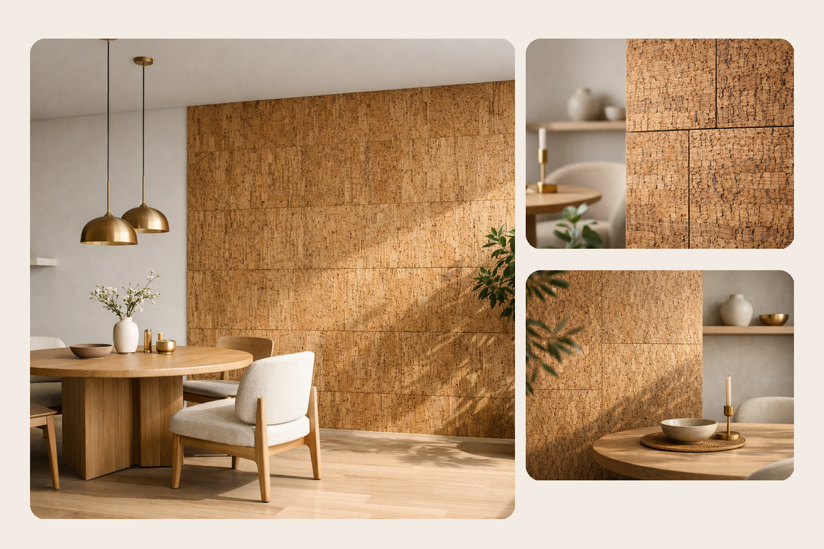 Designing with Cork Wall Treatments: Texture and Calm
