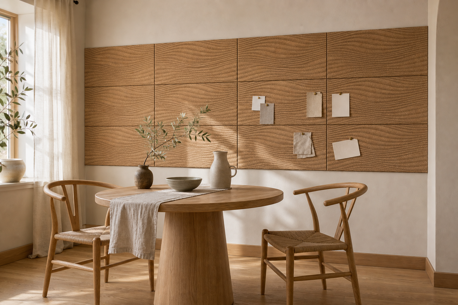 Corkboard Wall Ideas for Warm, Modern, Pin-Friendly Spaces