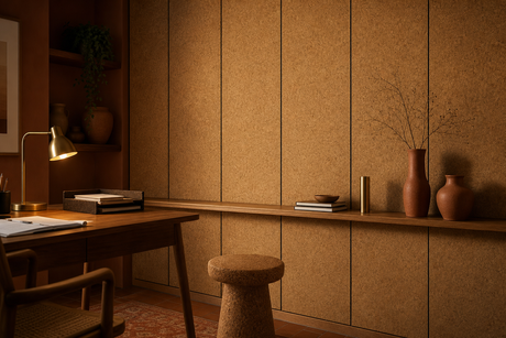 Large Cork Wall Panels: 8 Design-Forward Feature Wall Ideas