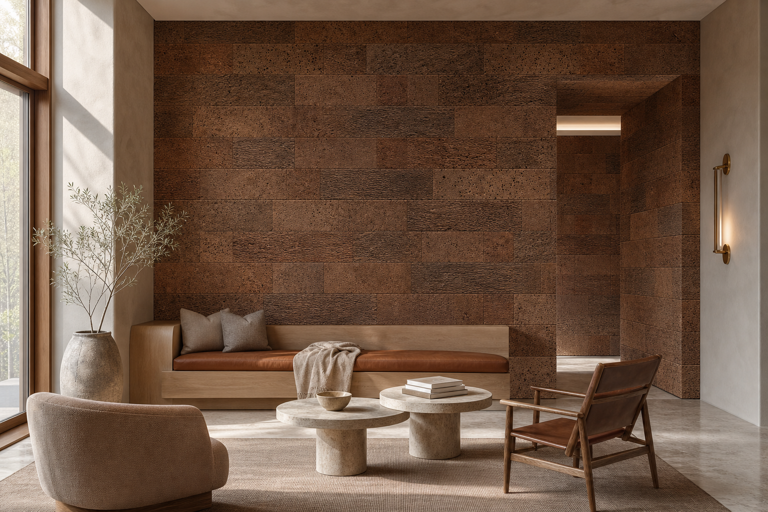 8 Modern Ideas for Cork Wall Cladding Tiles