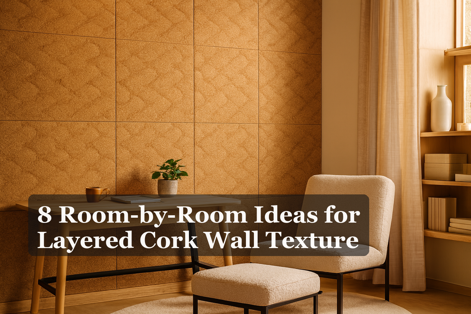 8 Room-by-Room Ideas for Layered Cork Wall Texture