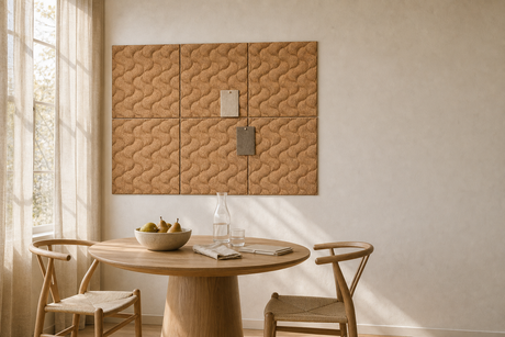 Designing a Refined 60 x 48 Cork Board for Calm Workspaces