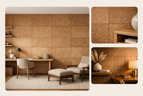Layered Cork Walls: Texture, Warmth, and Quiet in Modern Rooms