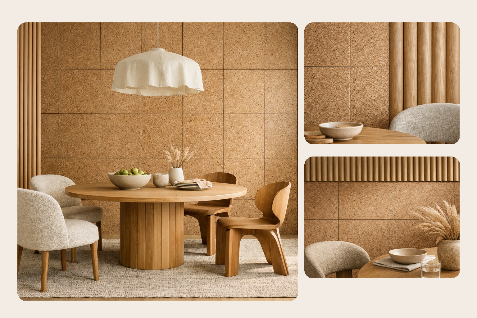 Half Round Trim Accent Wall + Cork: 8 Elevated Ideas