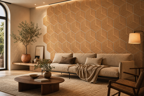 8 Living Room Wall Ideas with Warm Texture and Quiet Drama