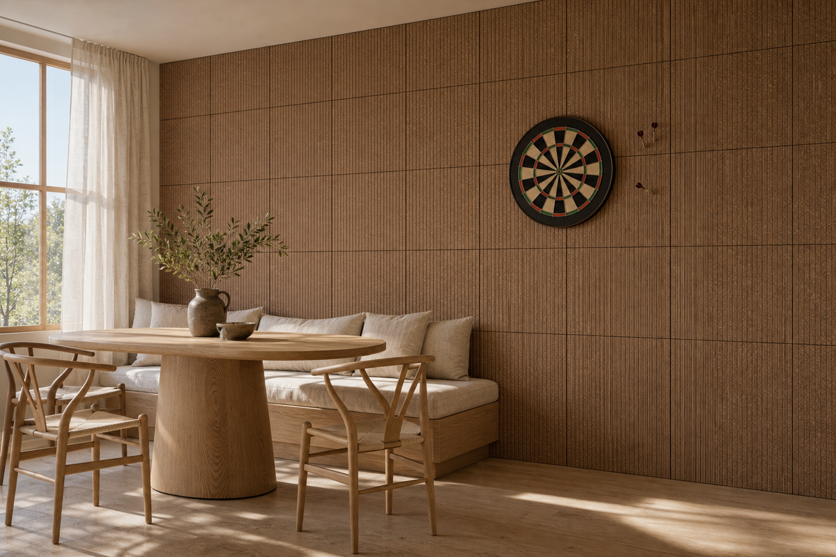 Cork Wall Tiles for Dartboards: 8 Design-Smart Ideas