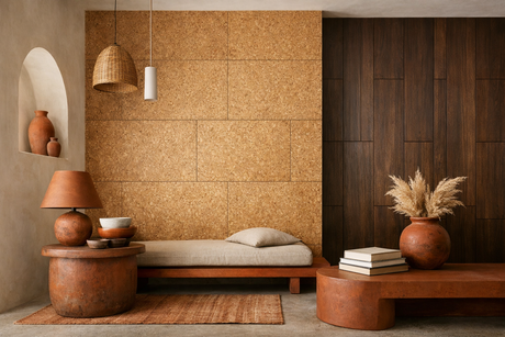 Cork vs Wood Wall Panels: A Design-Led Comparison