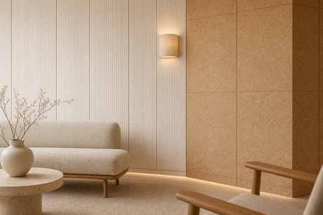 Cork Wall Panels vs PET Felt: A Designer’s Guide to Calm Spaces