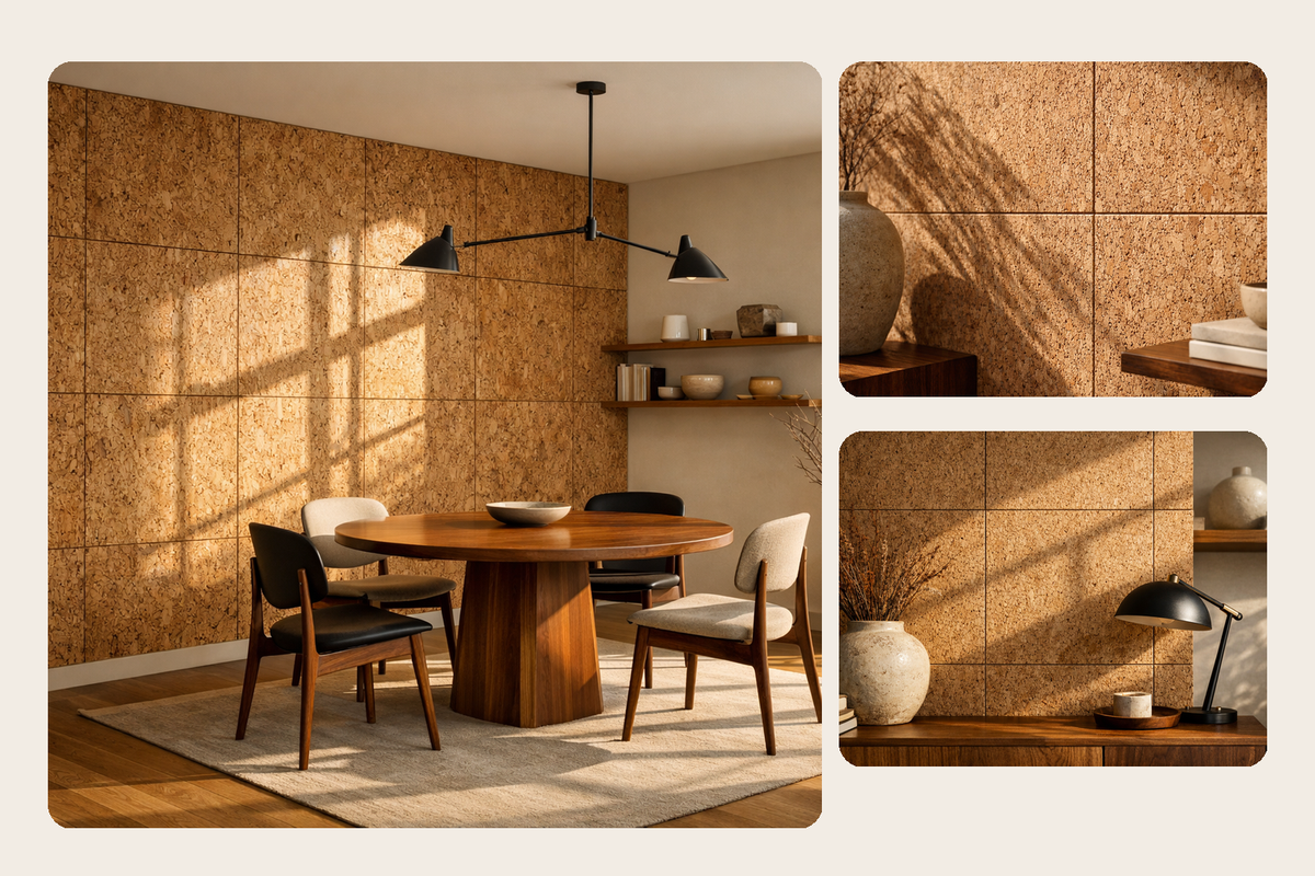 Cork Wall Design: 8 Tactile Ideas for Warm, Calm Rooms