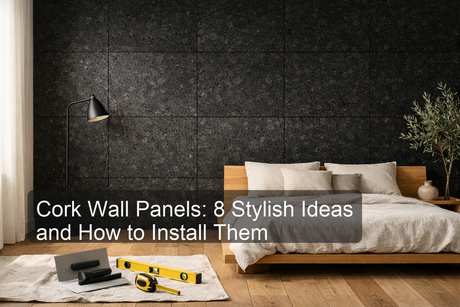 Cork Wall Panels: 8 Stylish Ideas and How to Install Them