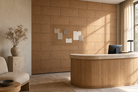 Designing a 36 x 24 Cork Pinboard Zone for Calm Workspaces
