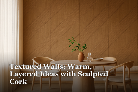 Textured Walls: Warm, Layered Ideas with Sculpted Cork