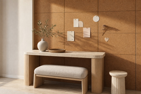 9 Cute Cork Board Ideas for Warm, Textured Inspiration Walls