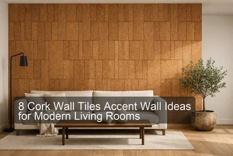 8 Cork Wall Tiles Accent Wall Ideas for Modern Living Rooms
