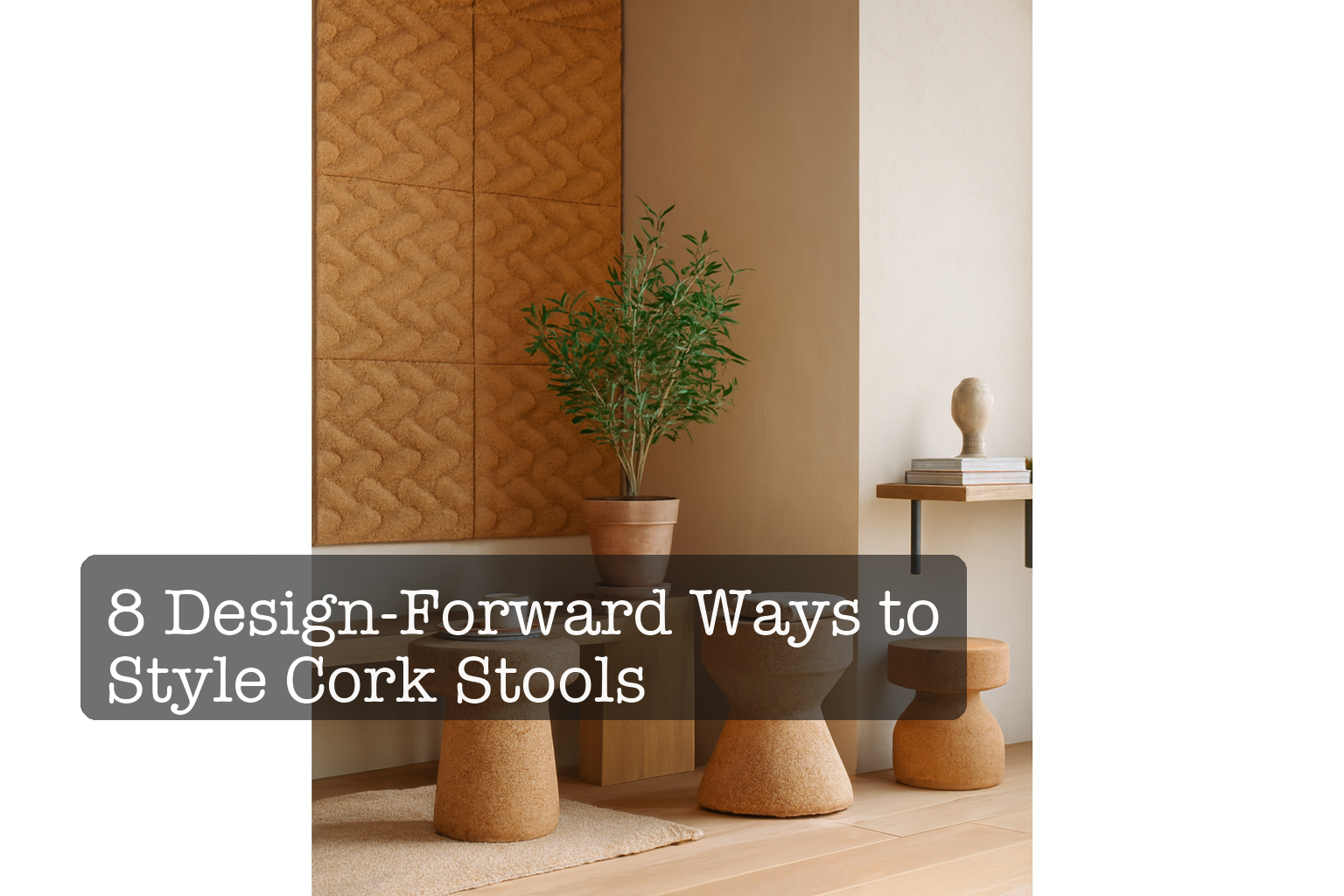 8 Design-Forward Ways to Style Cork Stools