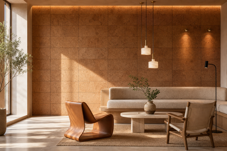 Wall Cladding Texture: 8 Cork Ideas for Calm, Warm Spaces