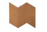 Stripe Rhombus - 12 Cork Tiles Box