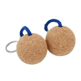 Floating Cork Ball Keychains — Set of 2