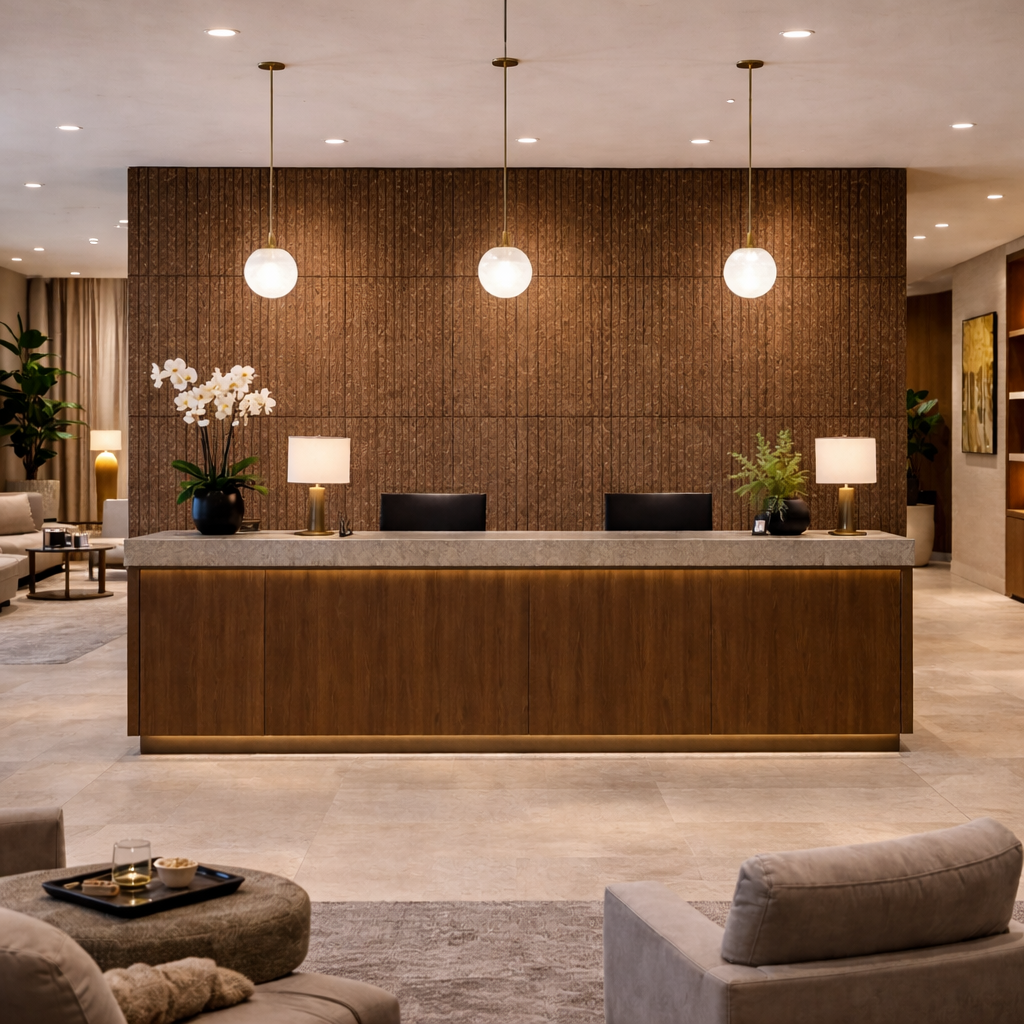 Stripes - Cork Panels in Natural Black Color