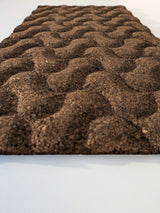 Dreamy Clouds - Cork Wall Panels in Natural Black Color